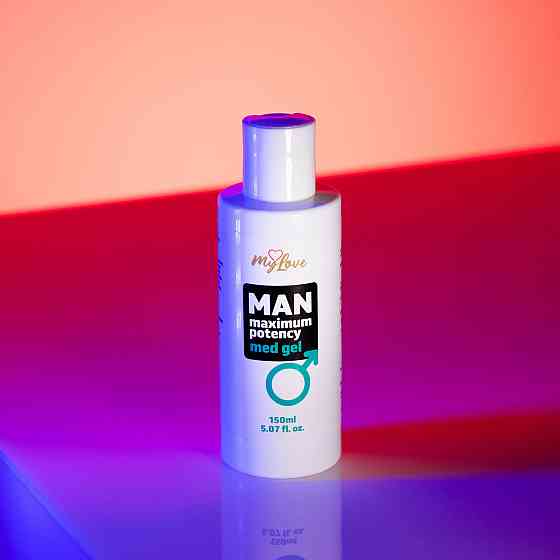 Інтимний гель-лубрикант для чоловіків - MyLove Man Maximum Potency Med Gel, 150 мл Sex Aura Київ