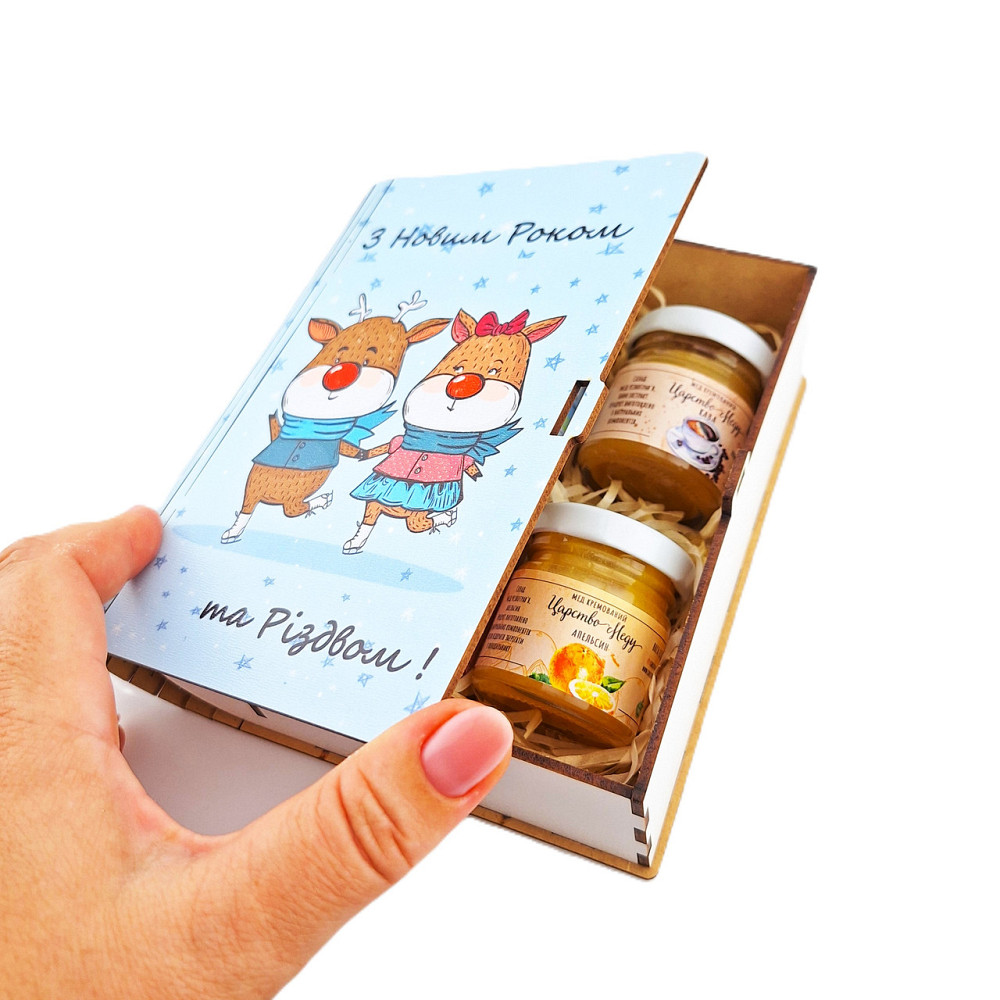 Подарок на новый год парню Царство Меда №177 krem-oleni Одесса - изображение 2
