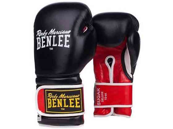 Боксерские перчатки Benlee Sugar Deluxe (10oz) Black-Red Киев
