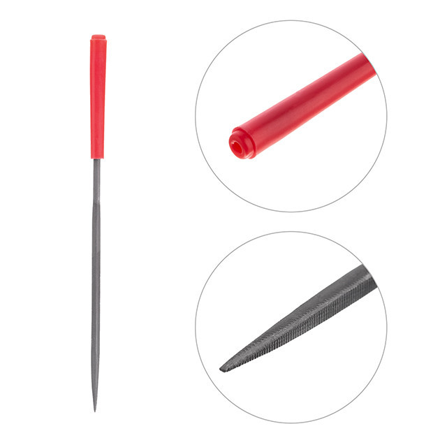 Набір надфілів, 10 шт., 140 мм INTERTOOL HT-3708 Київ - фото 8