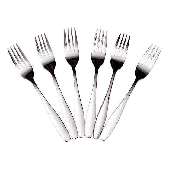 Набор столовых вилок из нержавеющей стали, 6 штук Киев