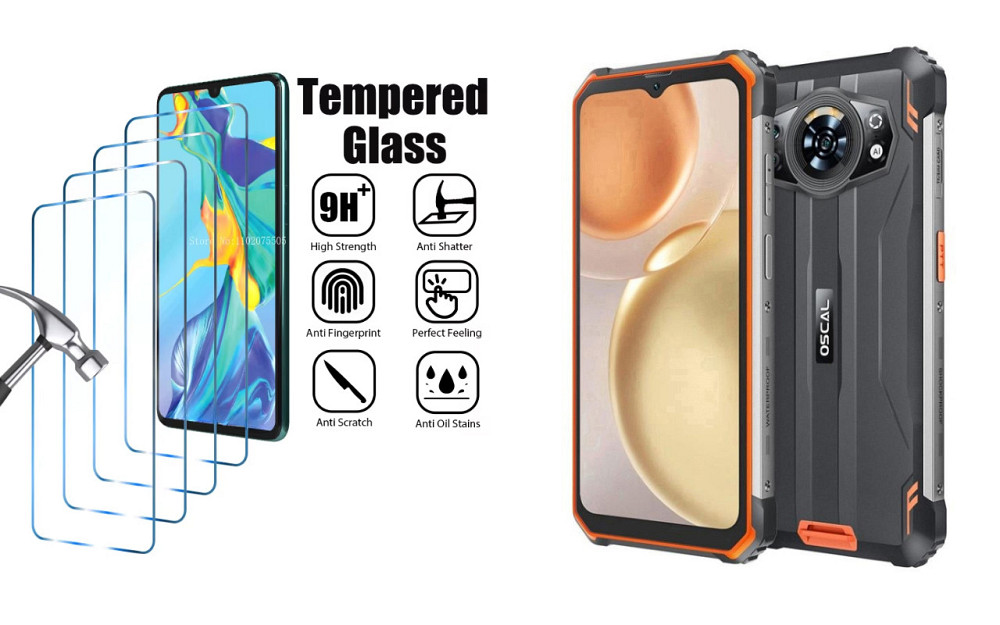 Защитное стекло ArmorGlass для Blackview Oscal S80 – устойчивое к царапинам и ударам Киев - изображение 1