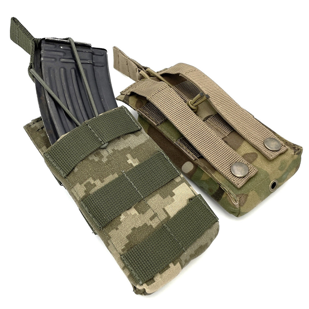 Підсумок м'який для одного магазину АК IRR Cordura 500 D Пиксель MM-14 (olive) Запоріжжя - фото 5