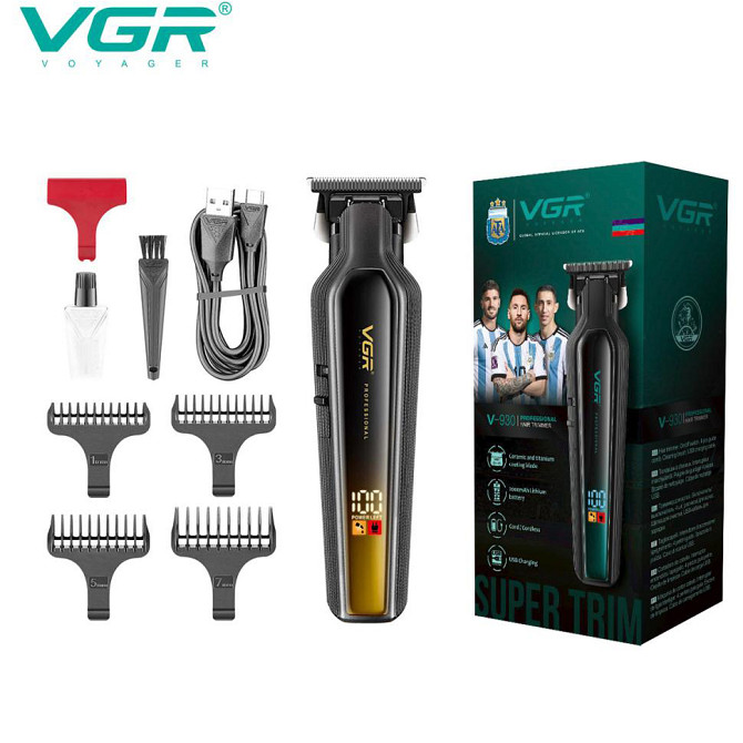 Профессиональная электрическая машинка для стрижки VGR V-930, Машинка для разных стрижек аккумуляторная XO-48 Львов - изображение 1