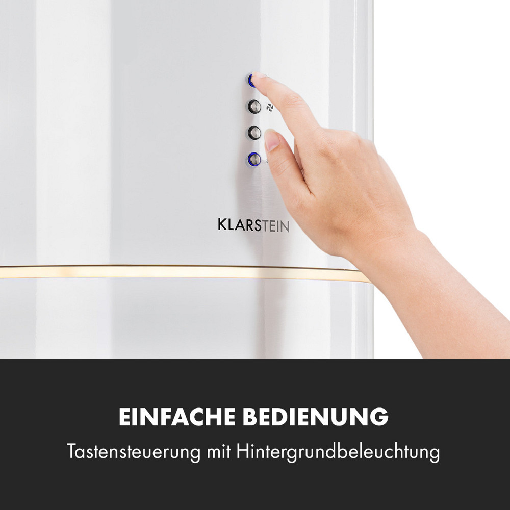 Островная вытяжка Tron Ambience Ø38см рециркуляция 540м³/ч LED белый белый (Германия, читать описание) Ровно - изображение 7