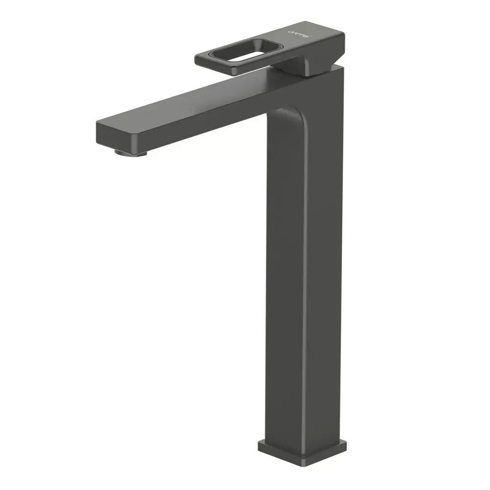 Змішувач для раковини високий GAPPO G1017-92 графіт Київ - фото 1