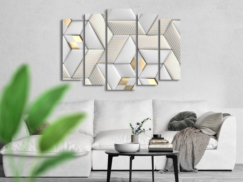 Модульная картина в гостиную / спальню Абстракция узор Art-404_5 ( 80х118см ) Киев - изображение 2