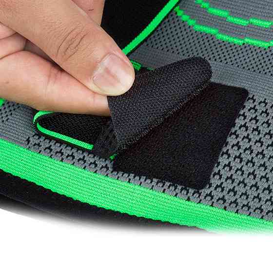 Бандаж колінного суглоба XL, KNEE SUPPORT WN-26, Зелений / Фіксатор колінного суглоба / Наколінник еластичний Київ