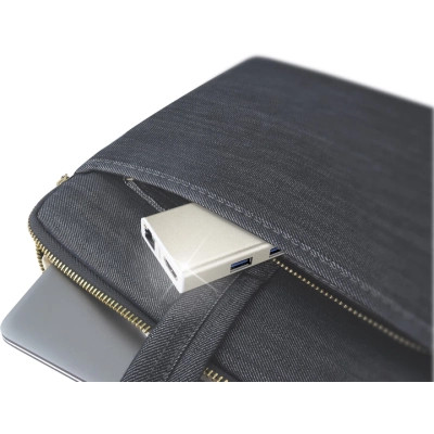 Концентратор J5create USB-C 5-in-1 2xUSB 3.0 + HDMI 4K + USB-C PD + RJ45 1000Mbps gray (JCA374-N) Винница - изображение 10