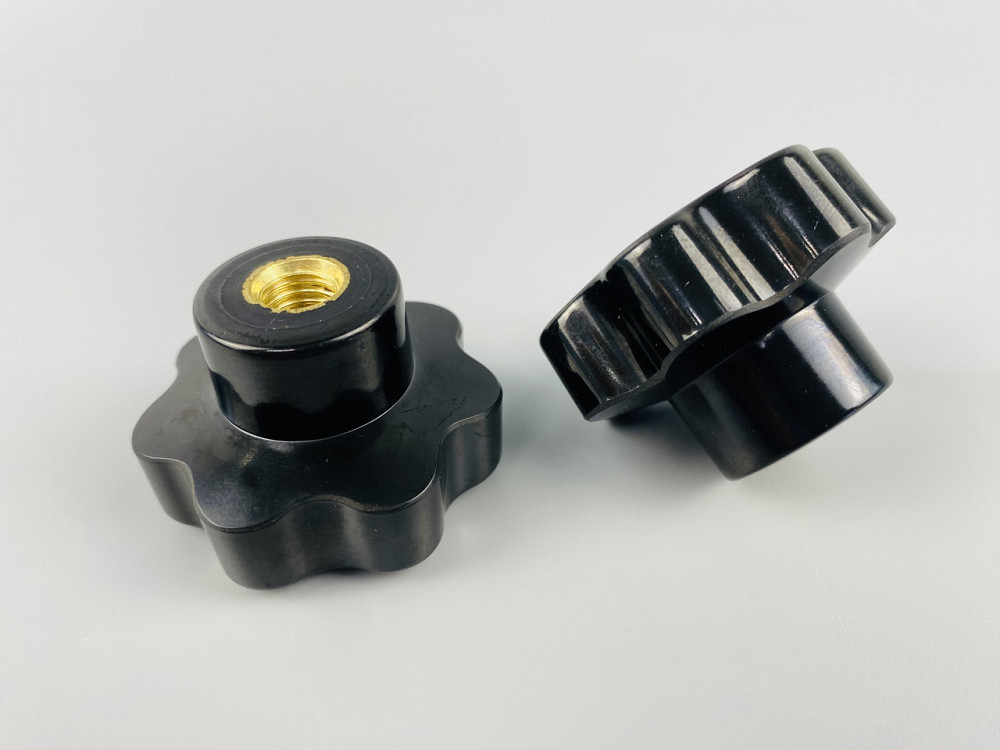 Наконечник важеля універсальний М10, D47 (чорний), латунна втулка різь внутрішня М10 Мукачево - фото 7