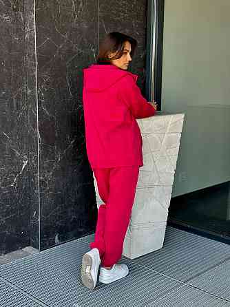 Женский теплый костюм на флисе Малиновый 46/48 Харьков