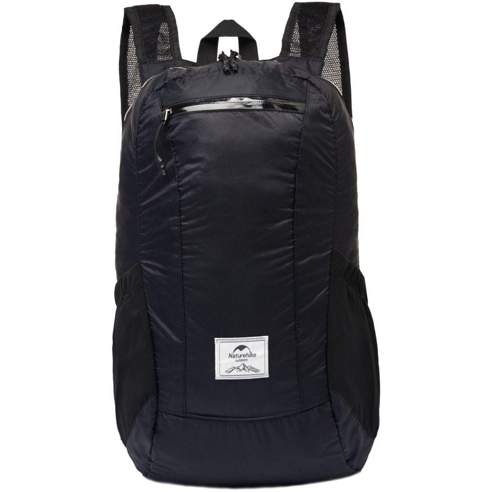 Рюкзак компактный сверхлегкий Naturehike Ultralight NH17A012-B, 18 л, черный Киев - изображение 1