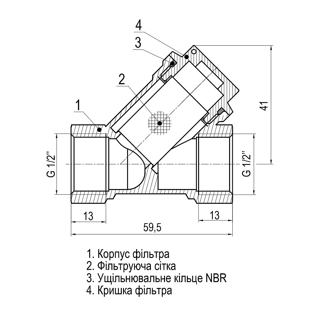 Фільтр грубого очищення SELBA 1/2″ SL1512 Тернопіль - фото 5