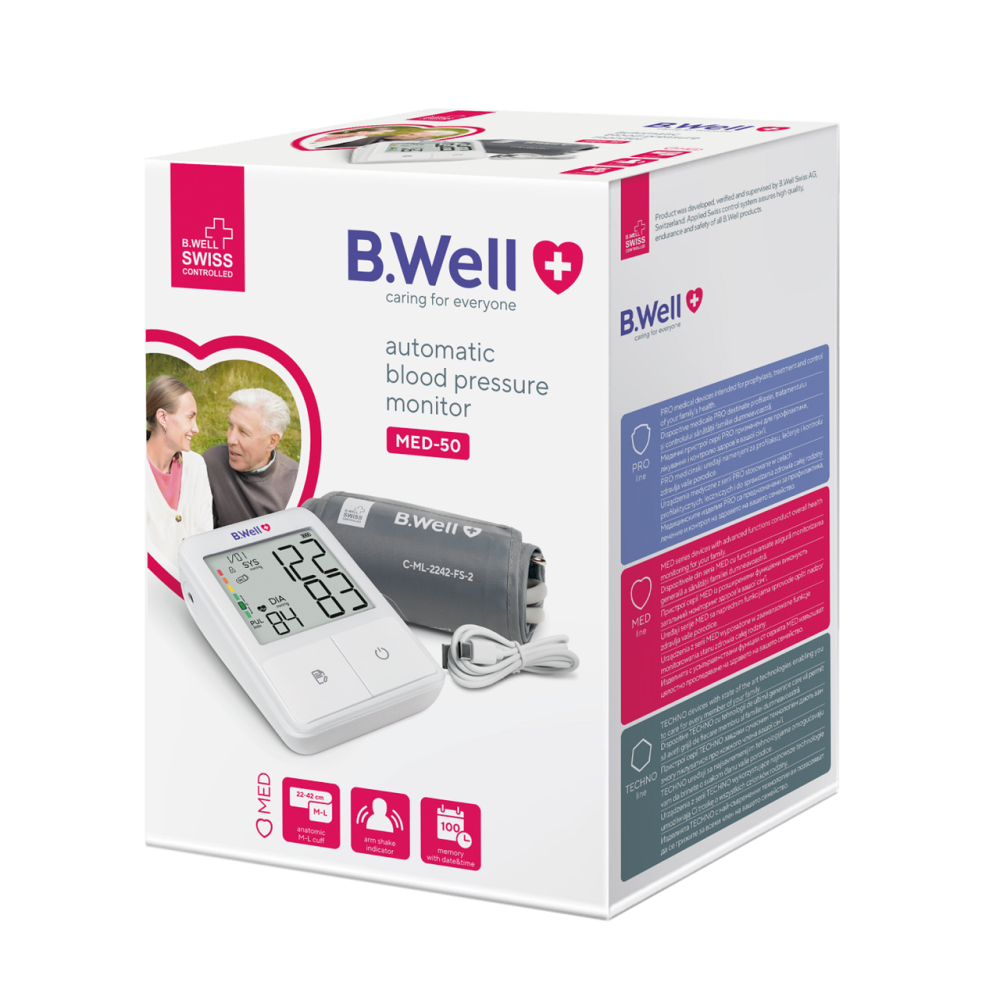 Автоматический тонометр B.Well MED-50 Днепр - изображение 8