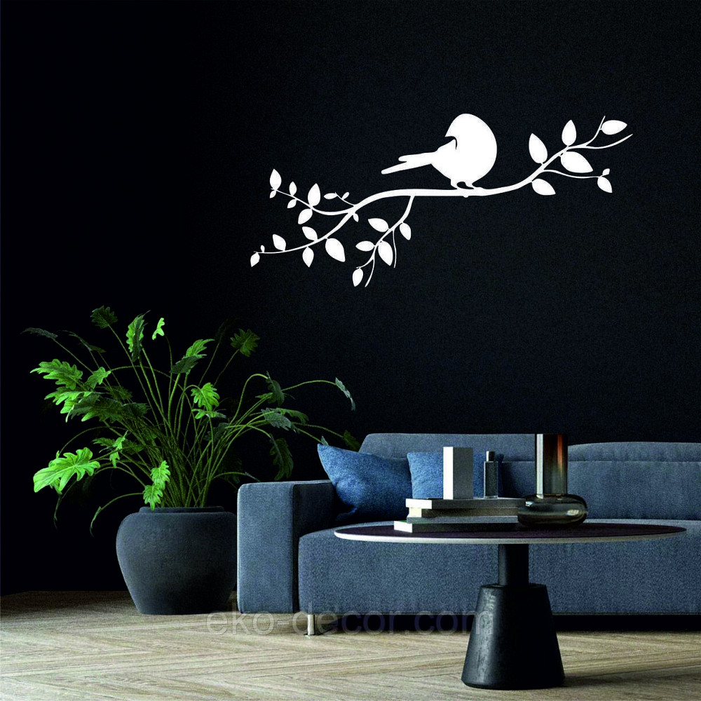 Декоративное настенное Панно «Птичка на ветке», Декор на стену Киев - изображение 7