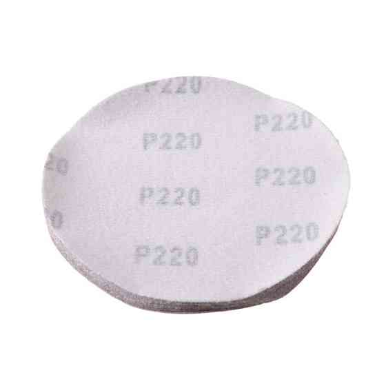 Круг наждачний на липучці 125 мм, папір клас E, щільність 220 г/м², К220, 10 од. INTERTOOL BT-0565 Київ