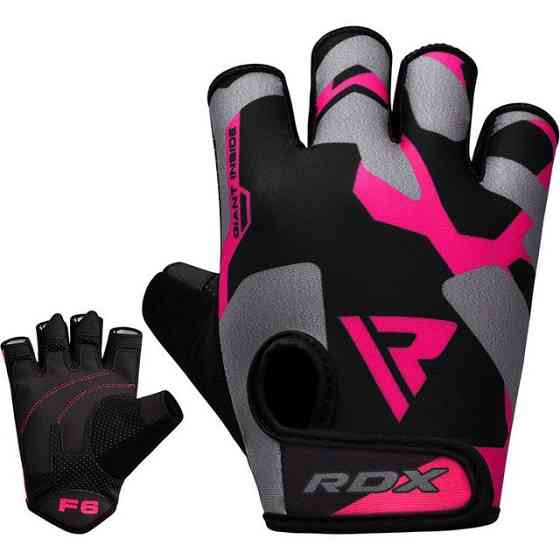 Рукавички для фітнесу RDX F6 Sumblimation PINK S Кам'янське