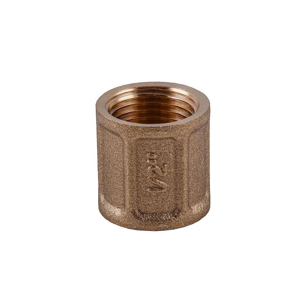 Муфта 1/2″ВВ латунна LM331S OPTIMUM Київ - фото 2