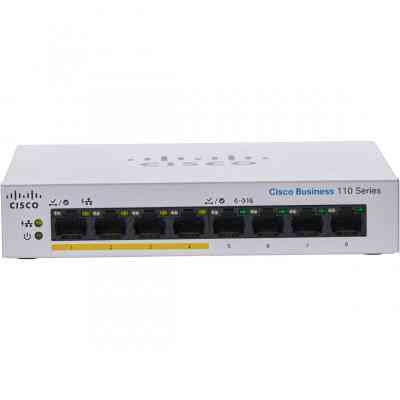 Комутатор мережевий Cisco CBS110-8PP-D-EU Вінниця