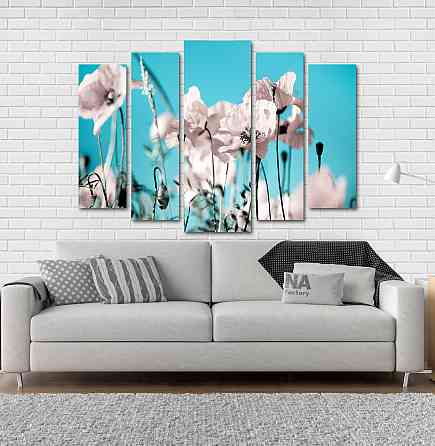 Модульна картина Квіти Маки Art-17_5 Київ