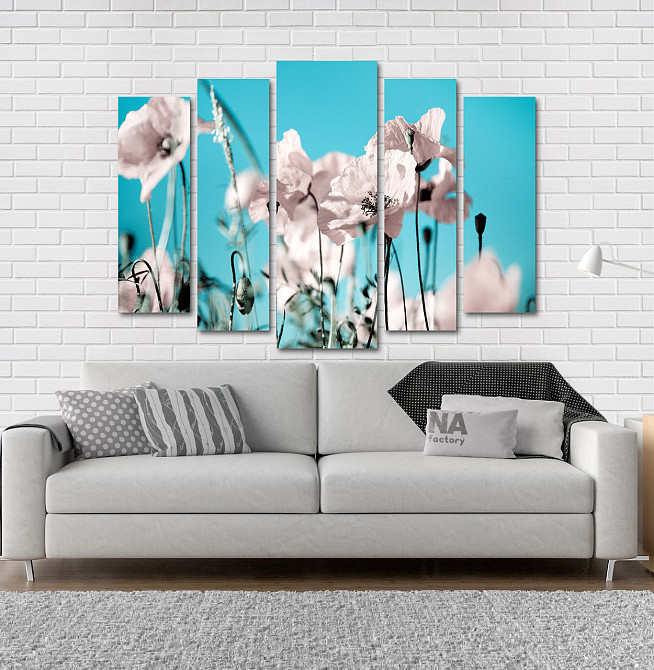 Модульна картина Квіти Маки Art-17_5 Київ - фото 2