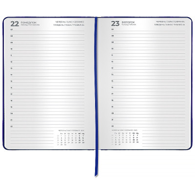 Тижневик Axent датований 2026 Classic Lux, 145х210, темно-синій (8844-26-2-A) Вінниця - фото 3