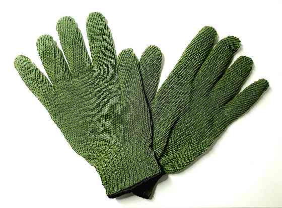 Строительные теплые перчатки рабочие трикотажные бесшовные Павлоград