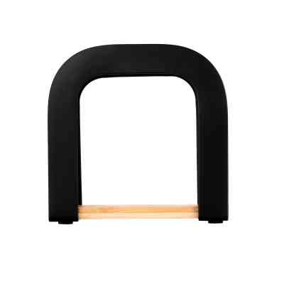 Салфетница Ardesto Midori 12х4.5х12см, метал, бамбук, чорна (AR0911BB) Винница