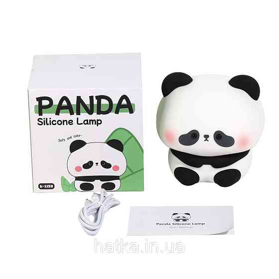 Силіконовий бездротовий нічник "Панда" Київ