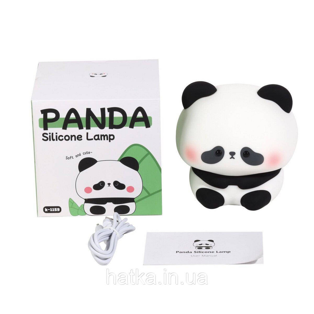 Силіконовий бездротовий нічник "Панда" Київ - фото 6