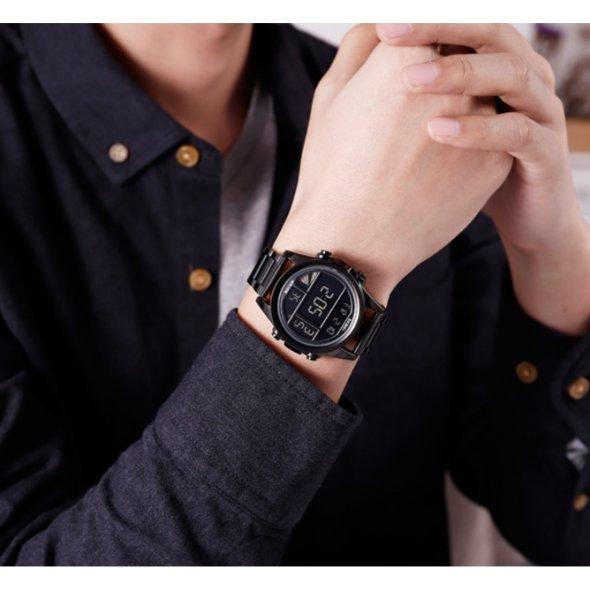 Наручний чоловічий годинник Skmei 1448 Indigo Чорний Вінниця - фото 6