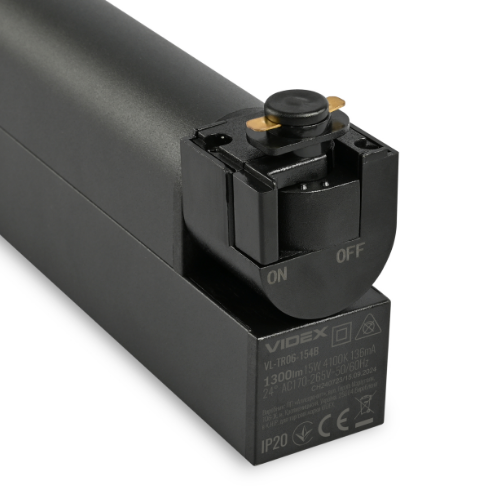 LED Світильник трековий 15W 4100К 220V VL-TR06-154B Videx Житомир