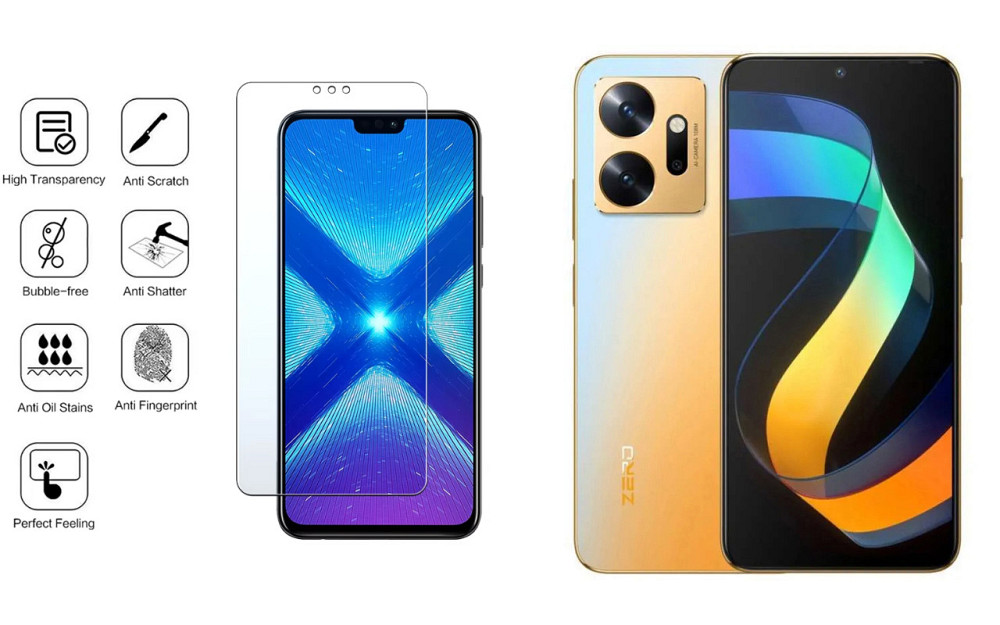 Защитное стекло NeoGlass для Infinix Zero 20 – ультрапрозрачное и устойчивое Киев - изображение 4