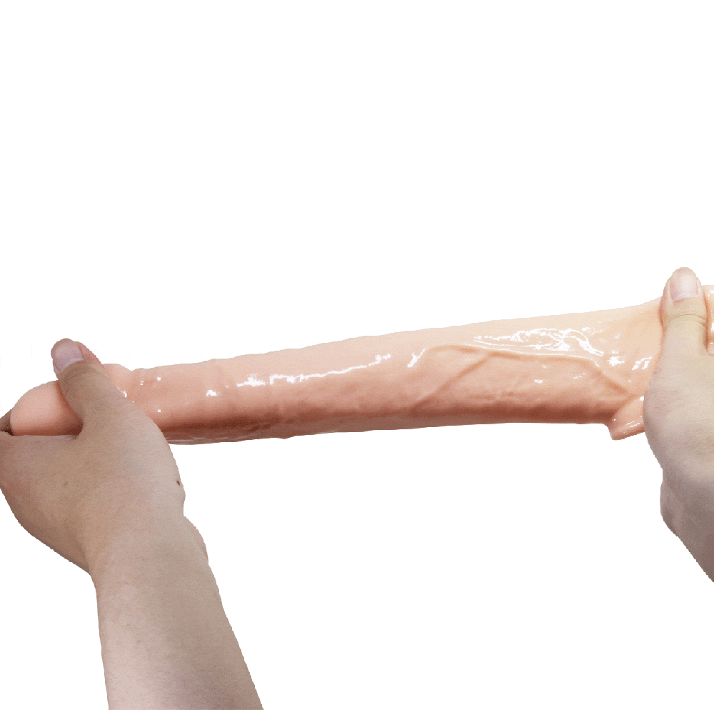 Подовжуюча насадка на член - Pretty Love Extension Penis Sleeve Flesh, 26 см Sex Aura Київ - фото 8