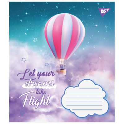 Зошит Yes Let your dreams 12 аркушів лінія (766947) Вінниця - фото 5