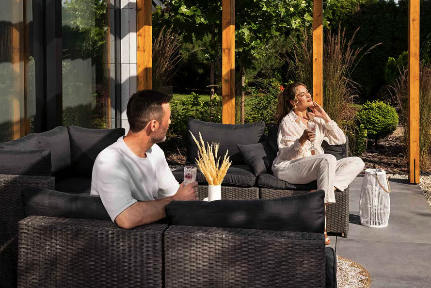 Комплект садових меблів Di Volio Torino Сірий/Графітовий Киев - изображение 2