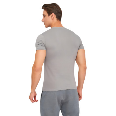 Футболка Kappa T-shirt Mezza Manica Girocollo K1304 GrigioUnitoсірий L (8052394813751) Винница - изображение 2