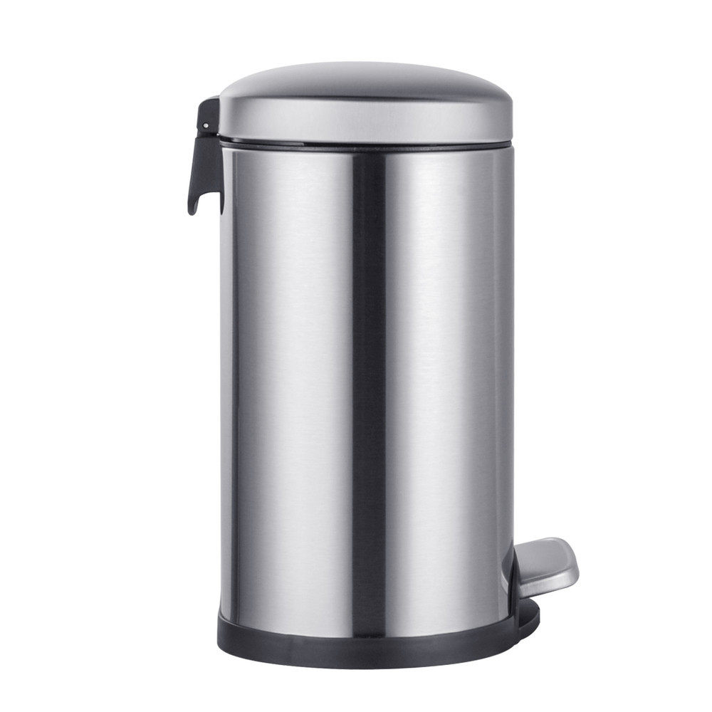 Овальне сміттєве відро з плавним закриттям Mixxus Premium Topper-TC0205 SS Color 5 л, колір нержавійка (MI7059) Харків - фото 13