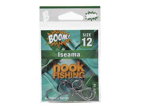 Крючок для мирной рыбы Iseama No12 (10 шт/уп) (BN) ТМ BOOM Киев