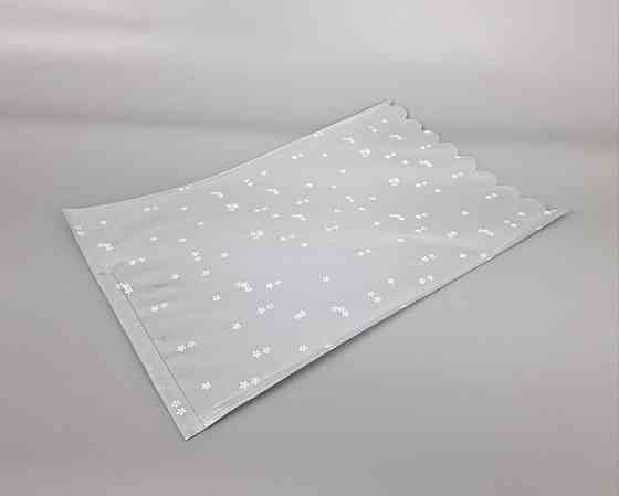 Пакет с рисунком для упаковки подарков   (30*50) №434 (2) фольгированный (ажурный) 