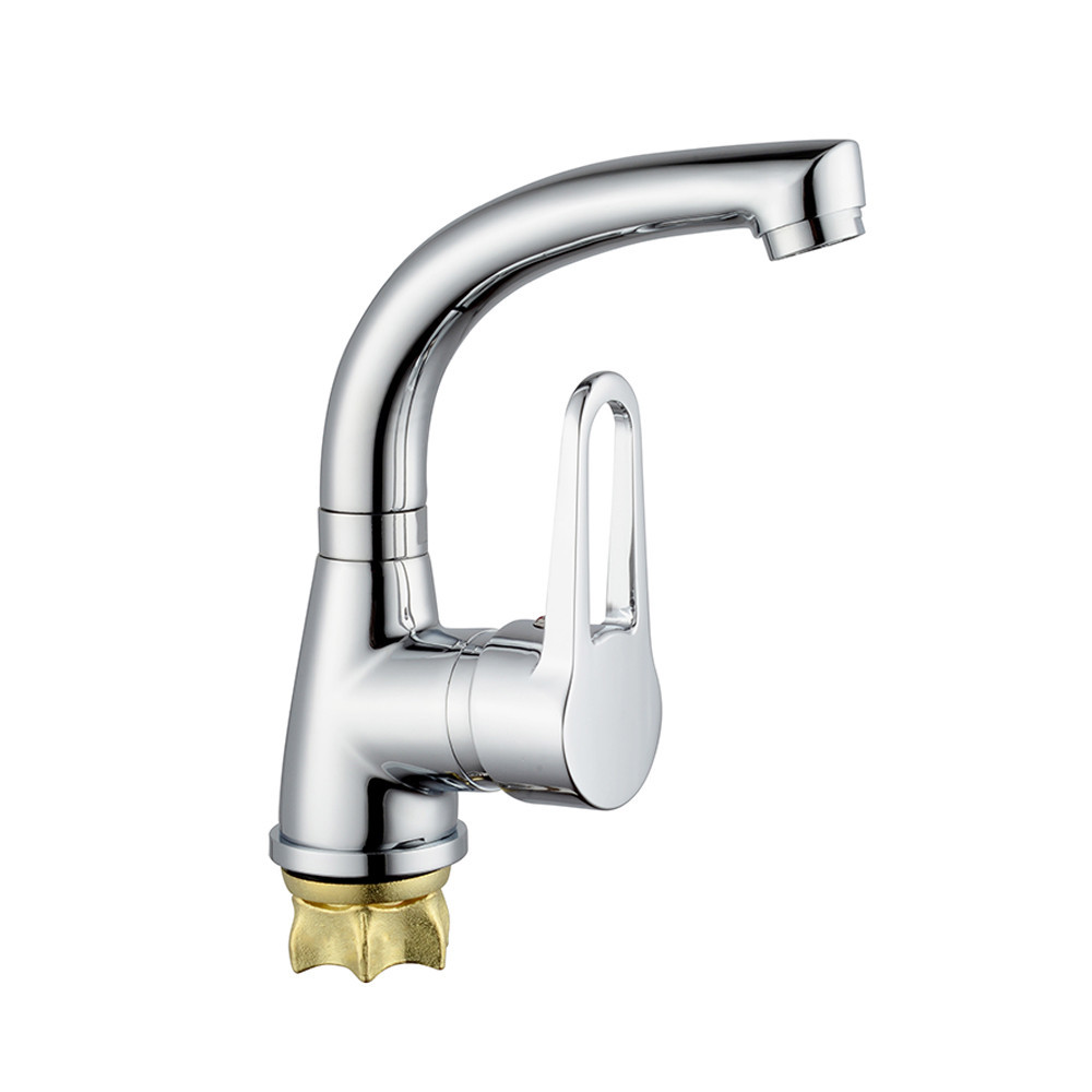 Смеситель для умывальника WEZER VRL111-01, хром Киев - изображение 1