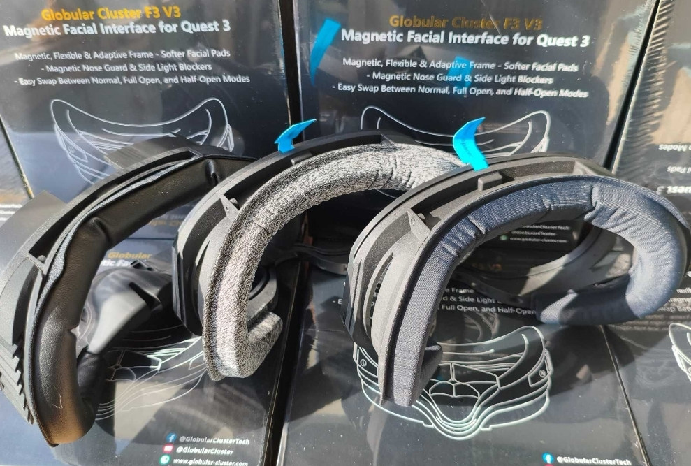 Globular Cluster F3 V3 Magnetic Facial Interface Маска Meta Quest 3 !! Харьков - изображение 6