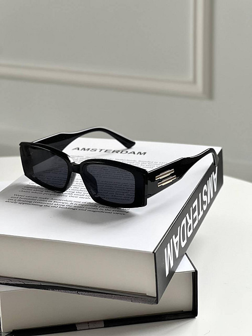 Окуляри унісекс ректангл для середньої особи оправа пластик Київ - фото 2