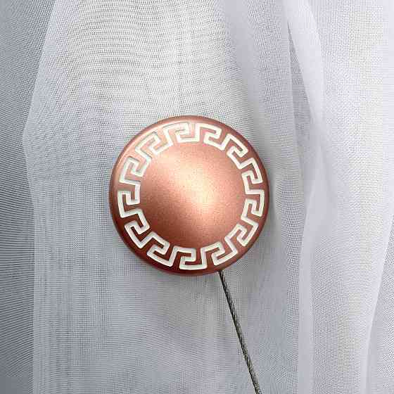 Магниты для штор и гардин Афина 2 шт Розовое золото (81-266) Киев