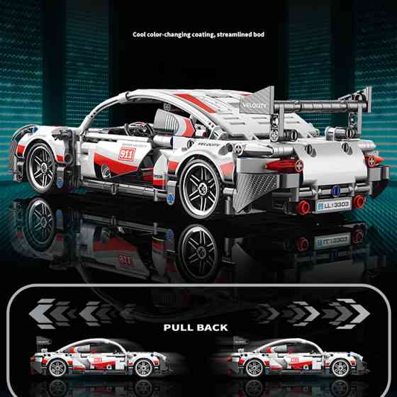 Конструктор Lele Brother PORSCHE 911 RSR 540 деталей совместимый с lego лего Киев