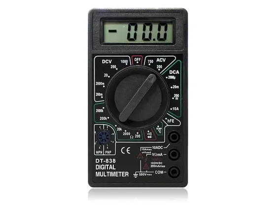 Тестер электросети 1 сорт DT-838: цифровой, ручной выбор пределов измерений, ЖК индикатор Киев