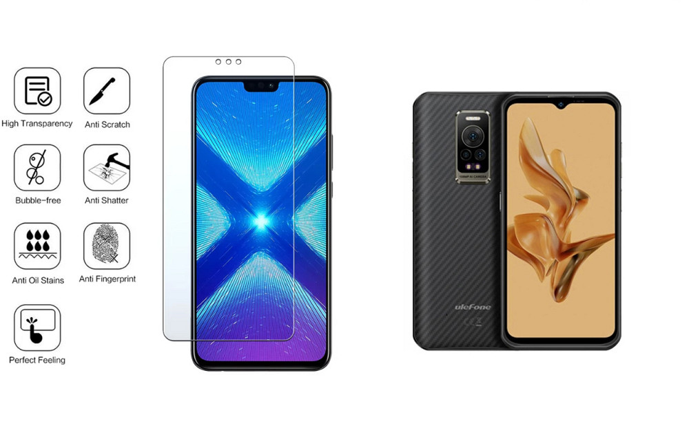 Защитное стекло NeoGlass для Ulefone Armor 17 Pro – ультрапрозрачное и устойчивое Киев - изображение 4
