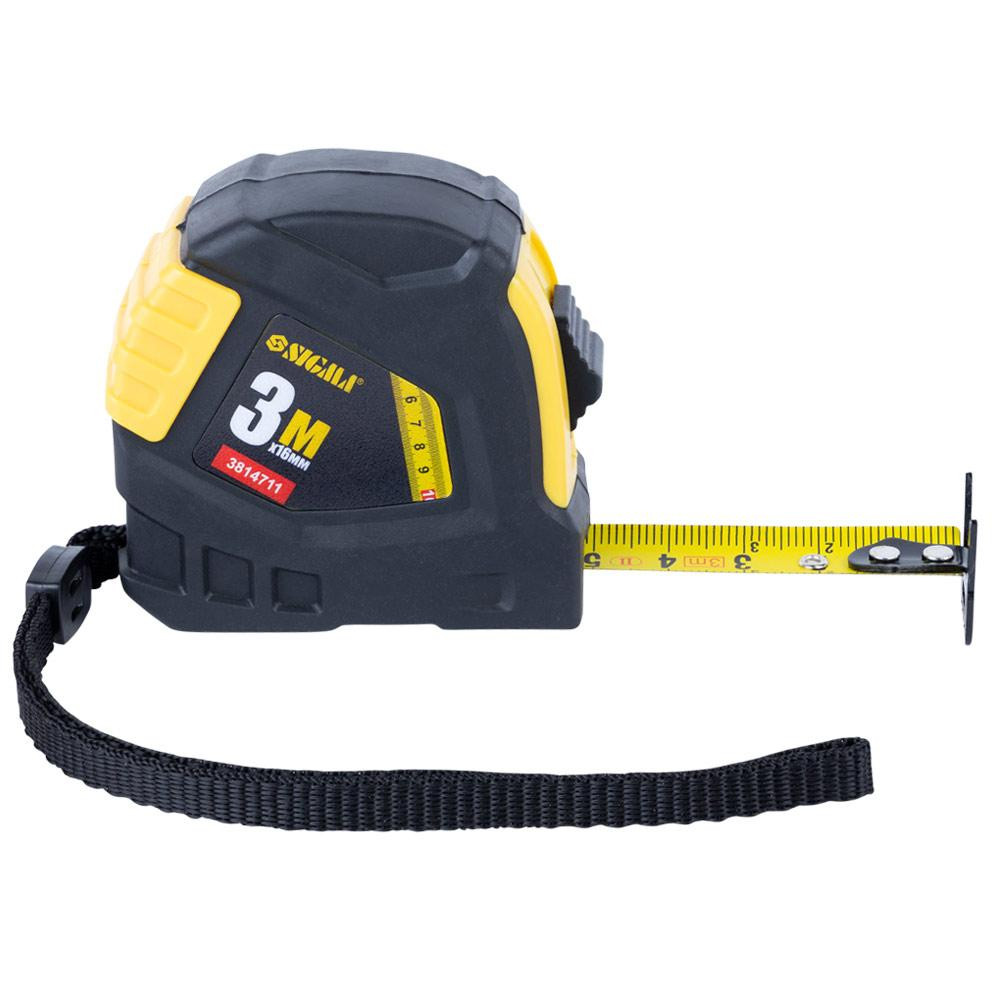 Рулетка гумова 3 м×16мм SIGMA (3814711) Київ - фото 2