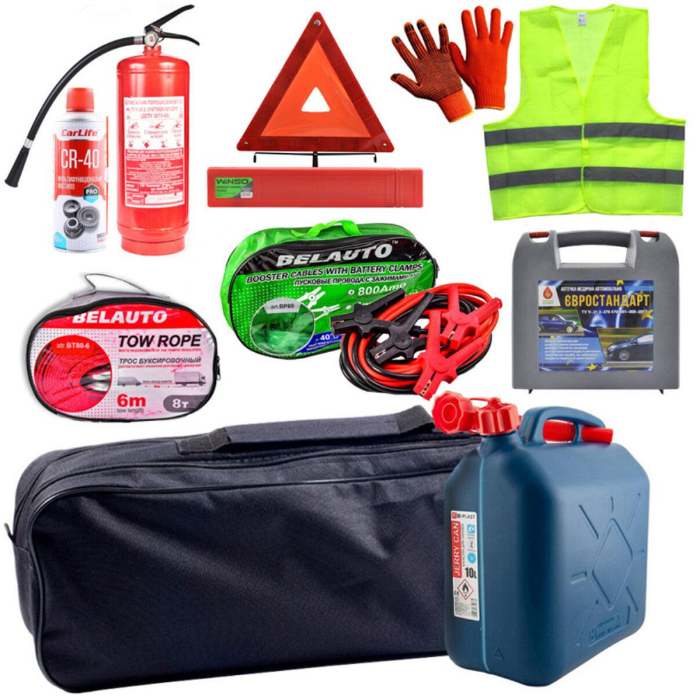 Набір дальнобійника з буксирним тросом LIDO-3 Київ - фото 1