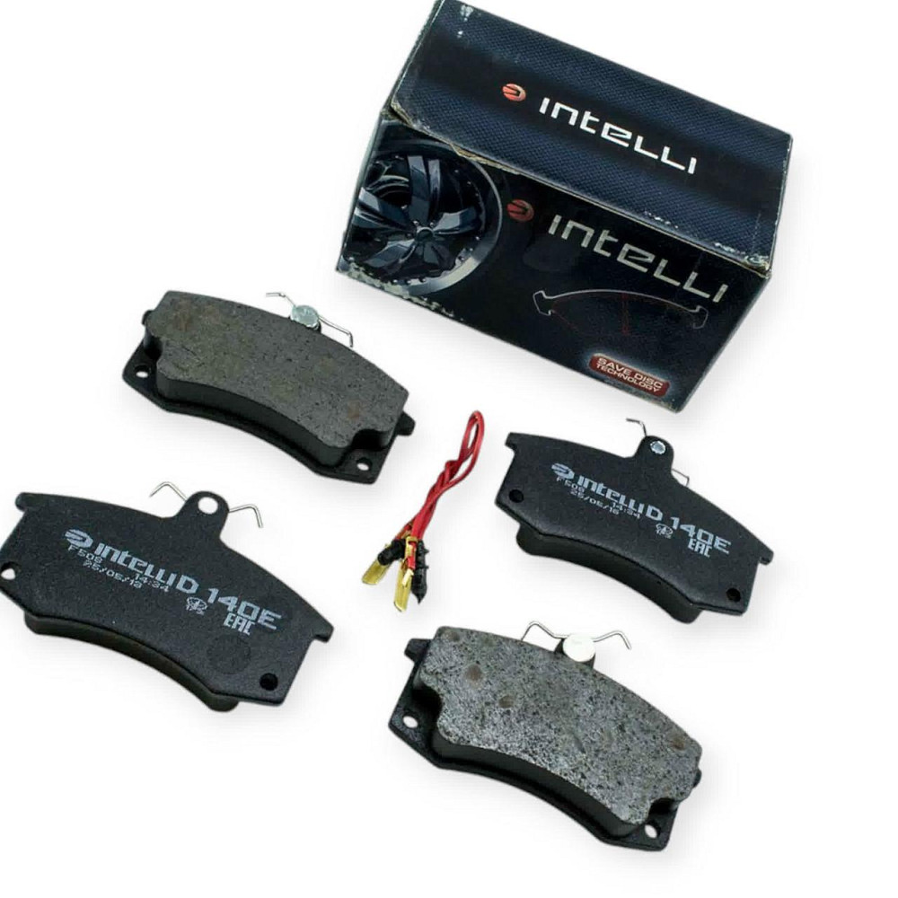 Колодки гальмівні 2110-2112, 1118-1119, 2170-2172, 2190 передні (к-кт 4 шт) електронний датчик (м'які) Мукачево - фото 1